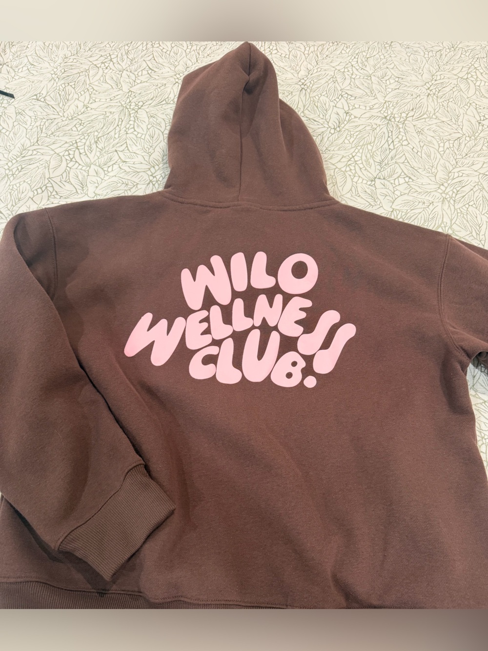 WILO The Label Chocolate Brown Hoodie with Pink Accent SET - Picture 2 of 9